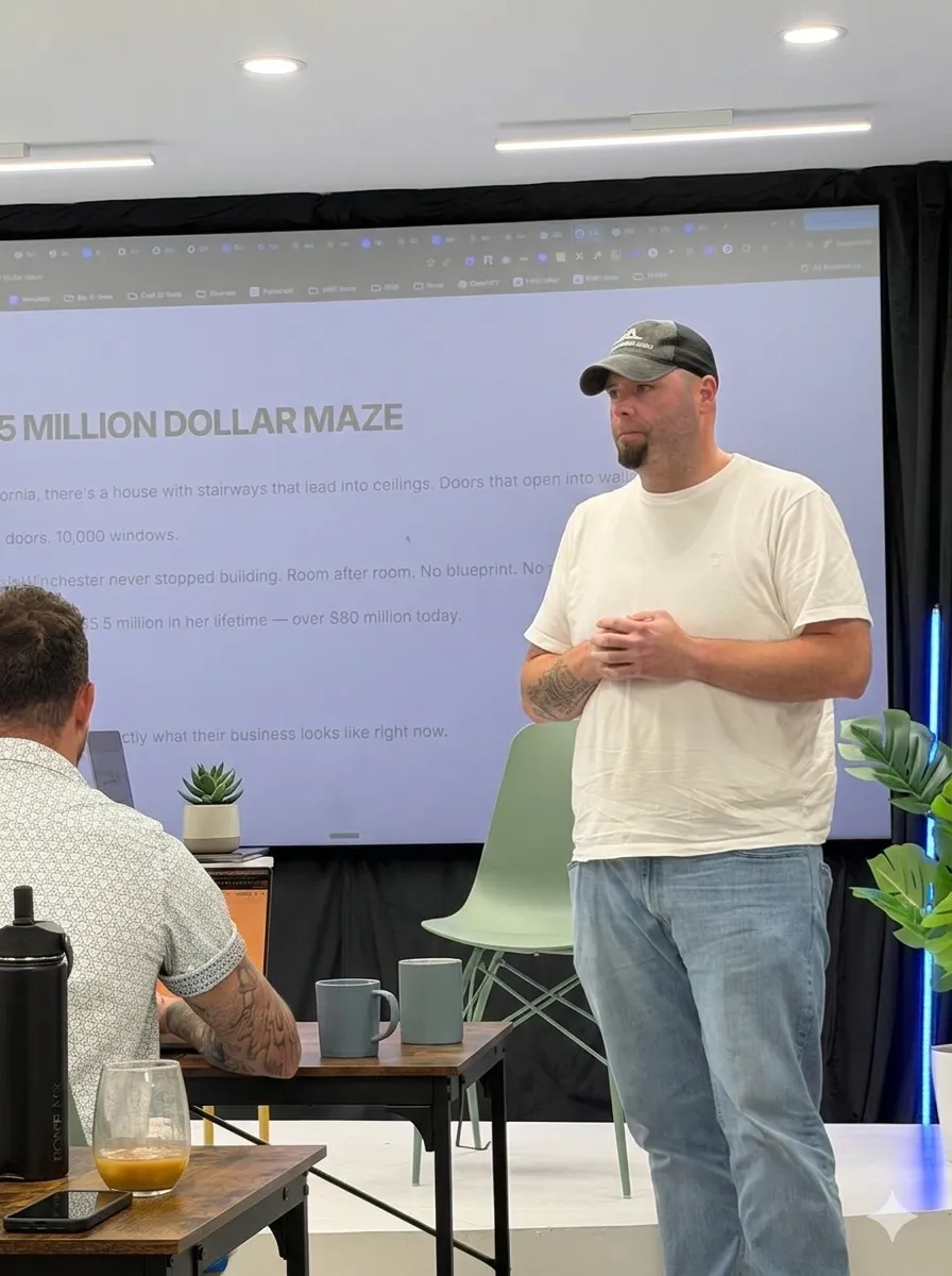 Andrew Naegele presenting