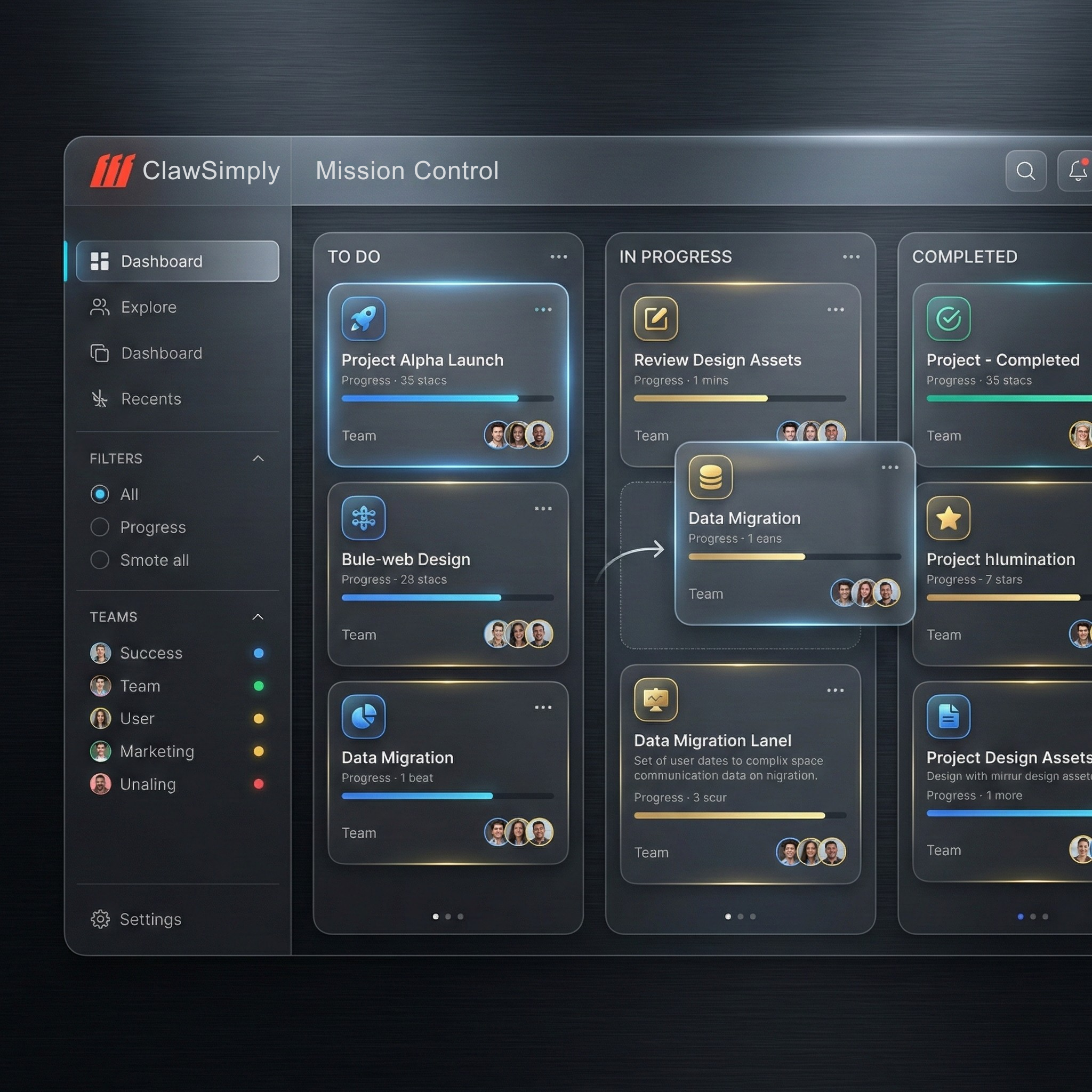 ClawSimply Dashboard